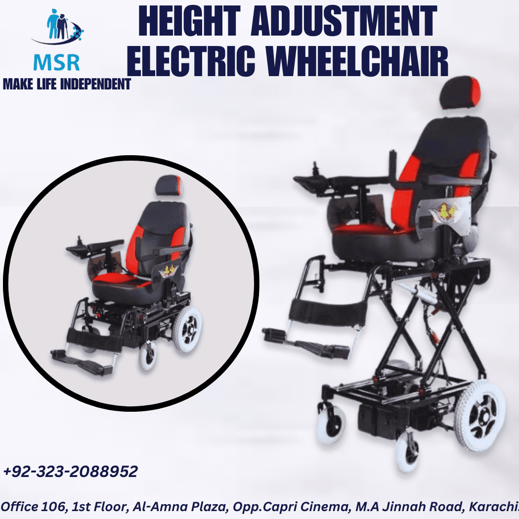 Height Adjustable Electric Wheelchair