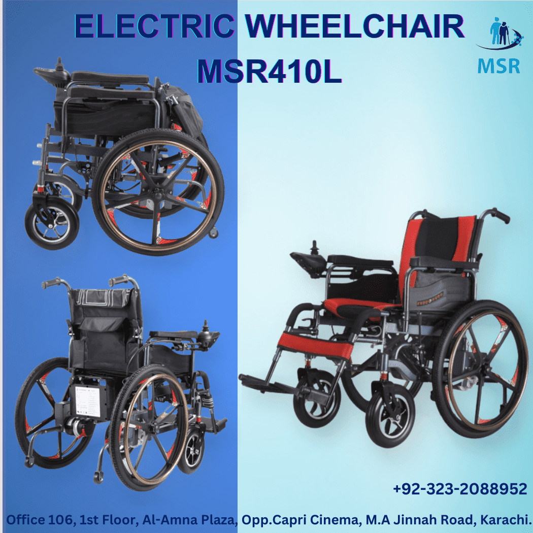 Electric Wheelchair With Lithium Battery In Pakistan
