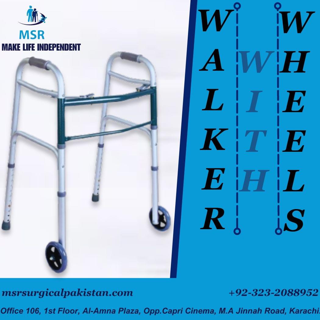 Aluminum Walker With Wheels