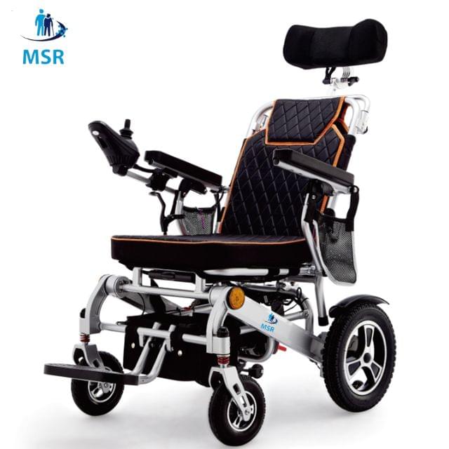 reclining-electric-wheelchair-with-indicators-foldable-compact